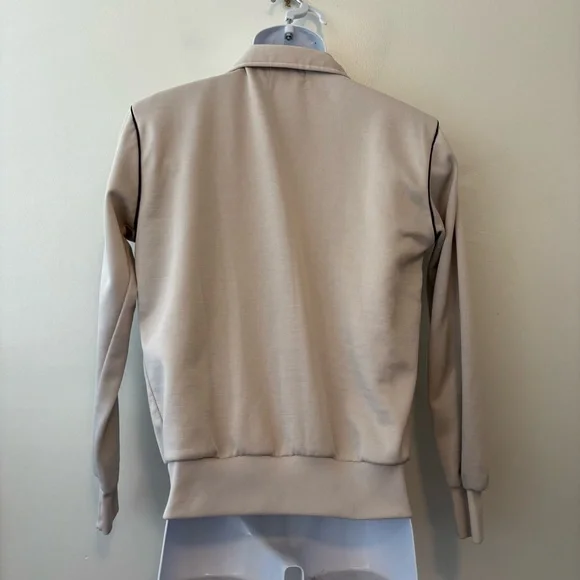 Vintage Nike full zip jacket men medium gray and black with zip pockets
